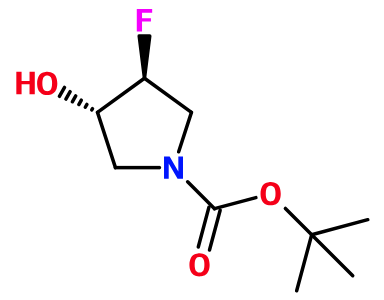 (image for) MCYF0136 (3S,4S)-tert-Butyl 3-fluoro-4-hydroxypyrrolidine-1-carboxylate